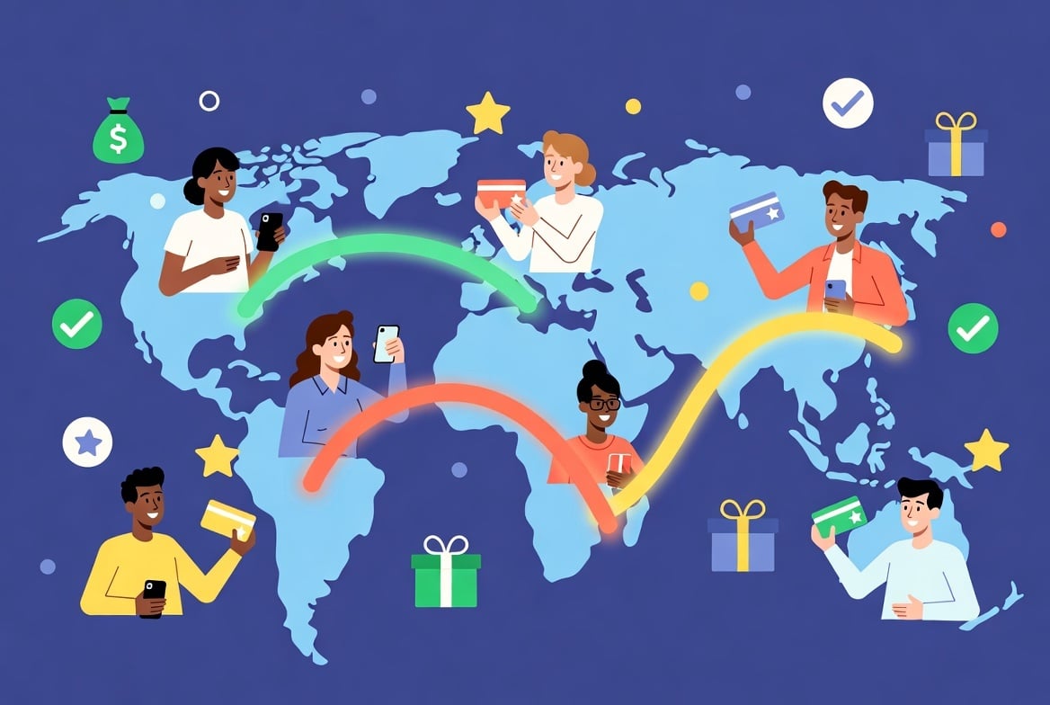 cross border gift card