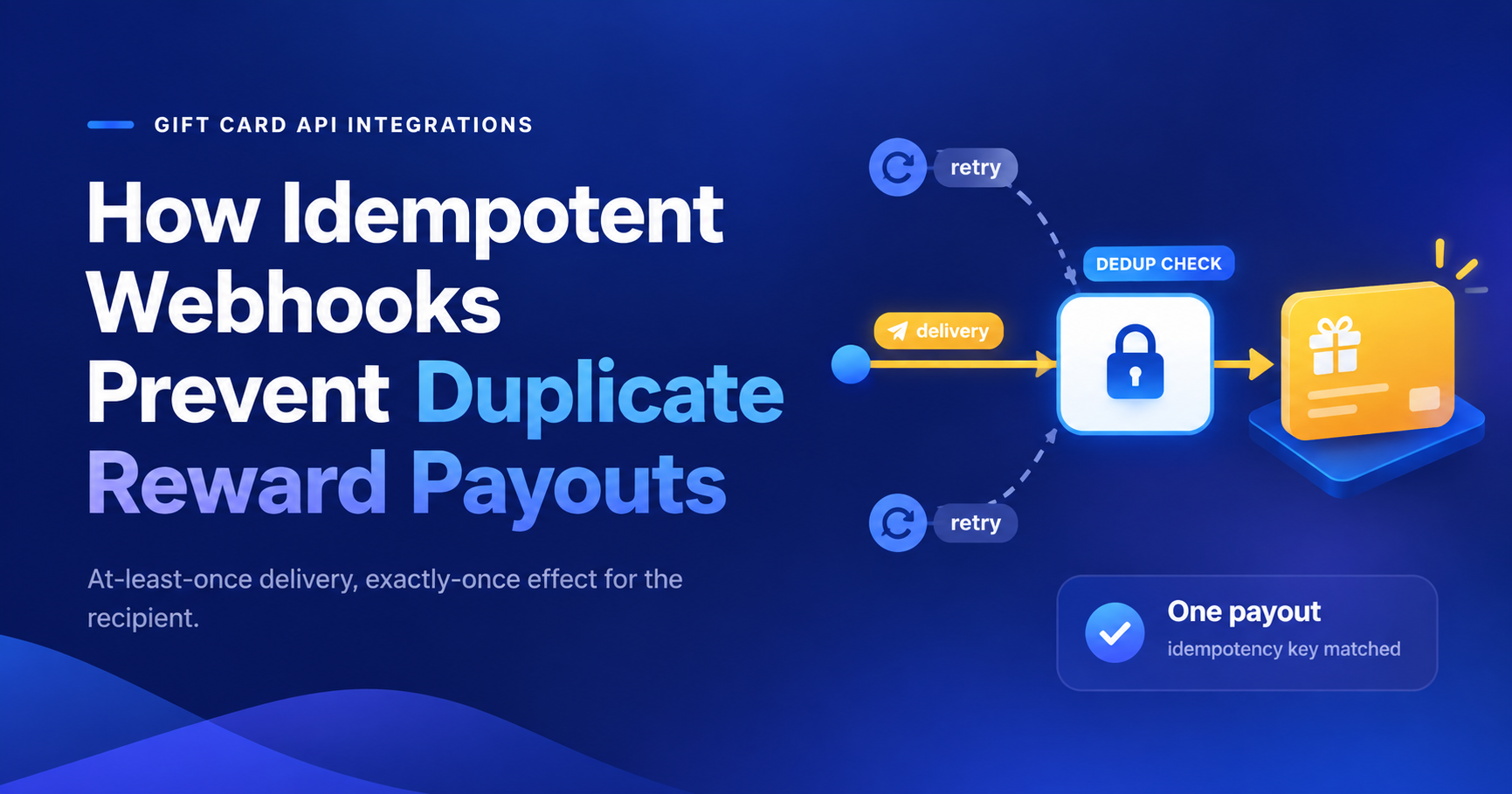 How Idempotent Webhooks Prevent Duplicate Reward Payouts in Gift Card API Integrations
