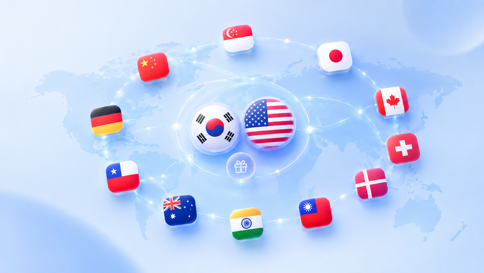 Korean and US Gift Card